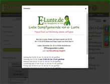 Tablet Screenshot of e-lunte.de